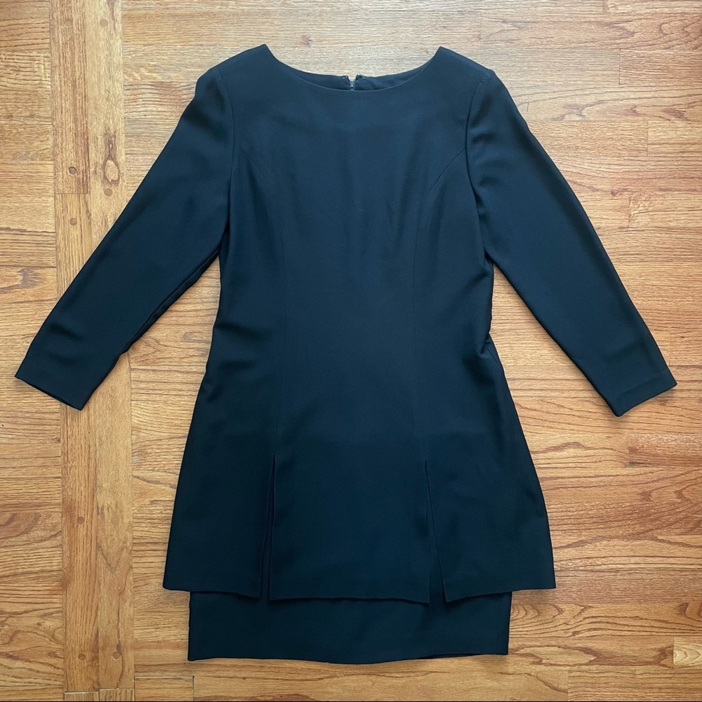 Ronnie Heller black long sleeve dress size 14